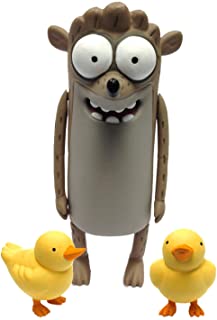 Rigby with baby ducks figure