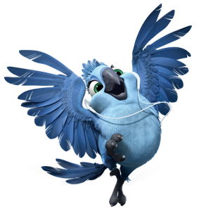 Rio character Carla the Spixs Macaw
