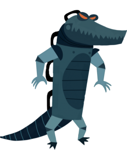 Samurai Jack Alligator Robot