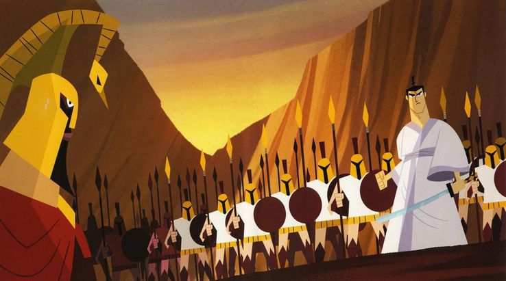 Samurai Jack Season 2 Episode 12 Jack And The Spartans