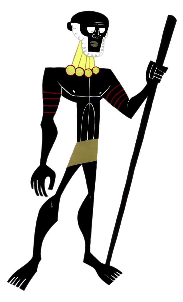Check out this transparent Samurai Jack character African Chief PNG image