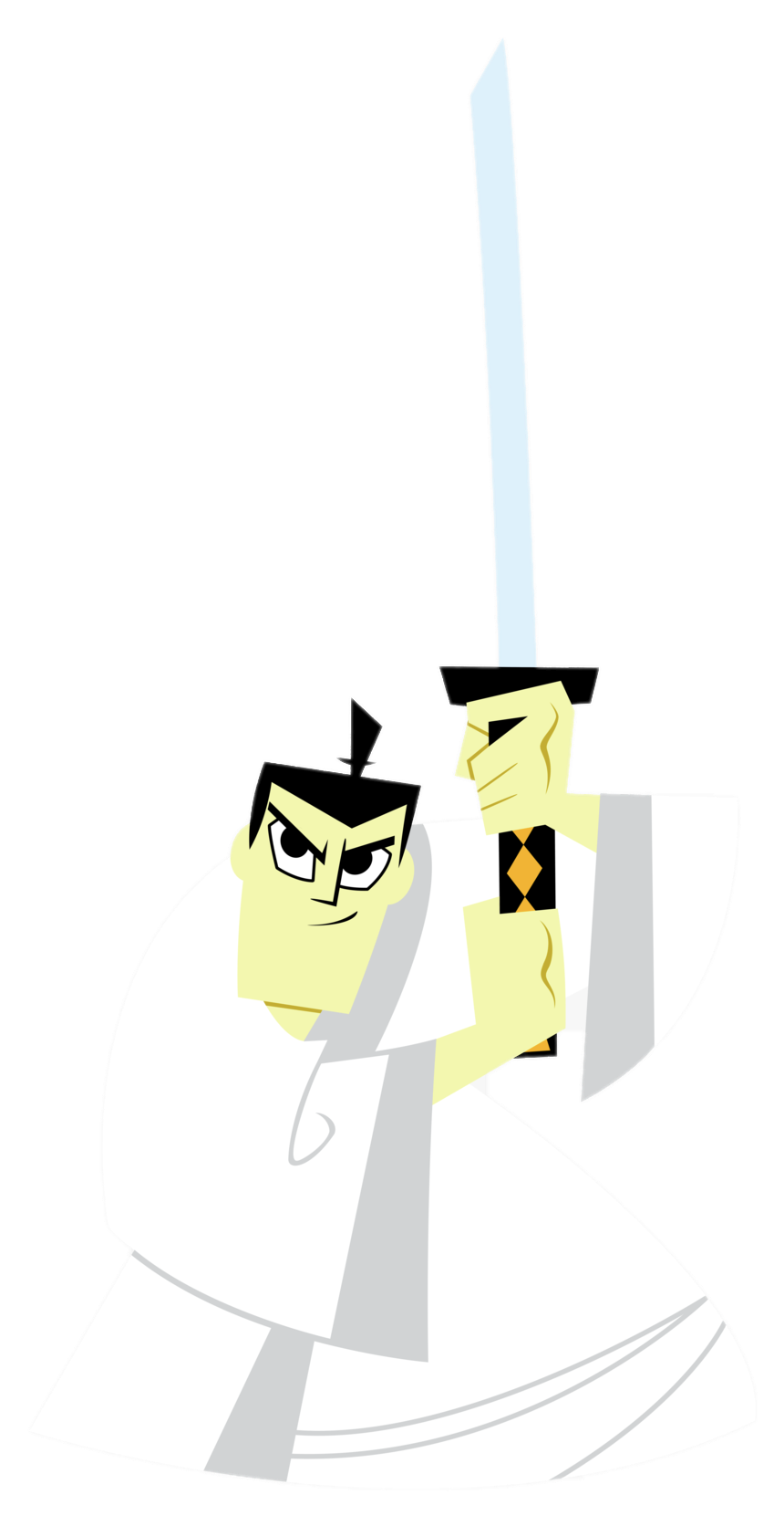 Check out this transparent Samurai Jack sitting PNG image