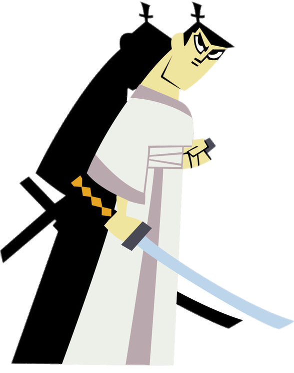 Check out this transparent Samurai Jack with shadow PNG image