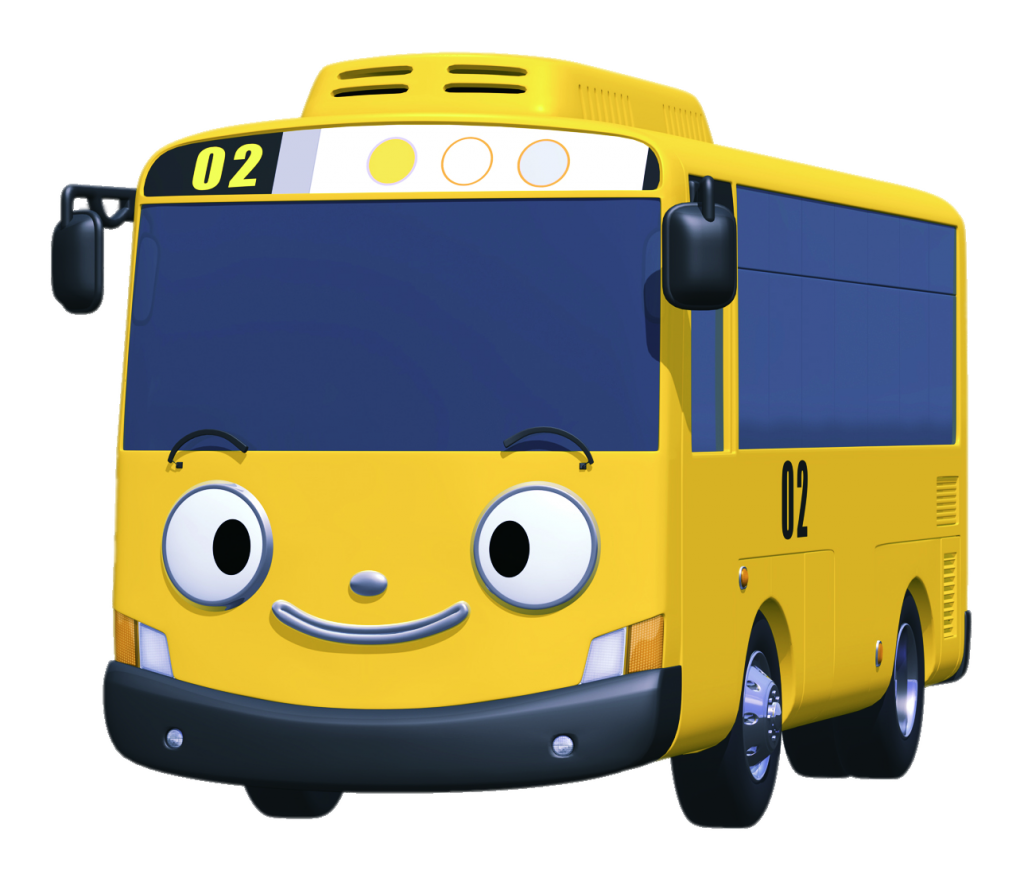Check out this transparent Tayo  the Little  Bus  character  
