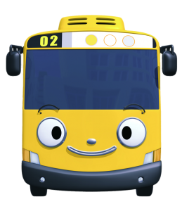 Tayo the Little Bus character Lani smiling