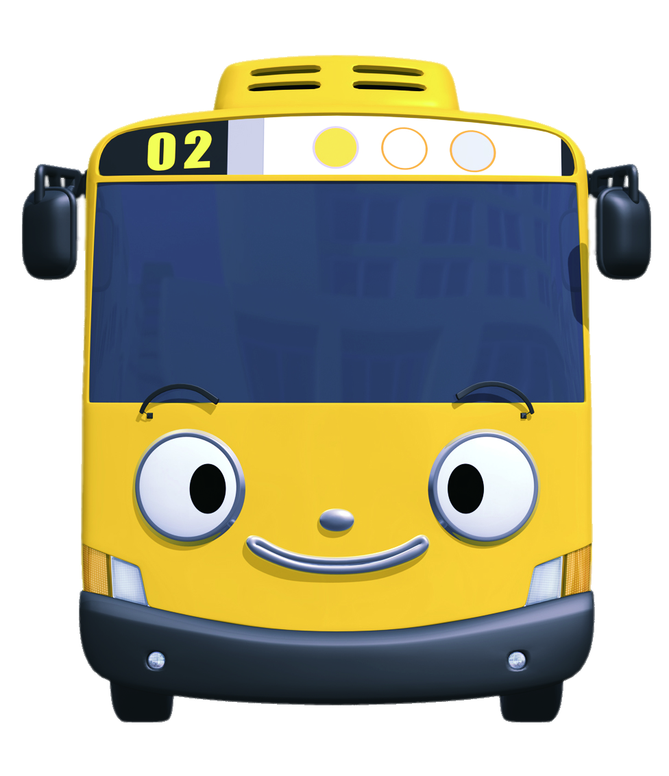 Check out this transparent Tayo  the Little  Bus  character 