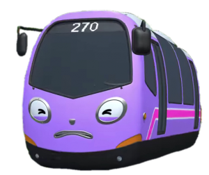 Check out this transparent Tayo the Little Bus character Trammy PNG image