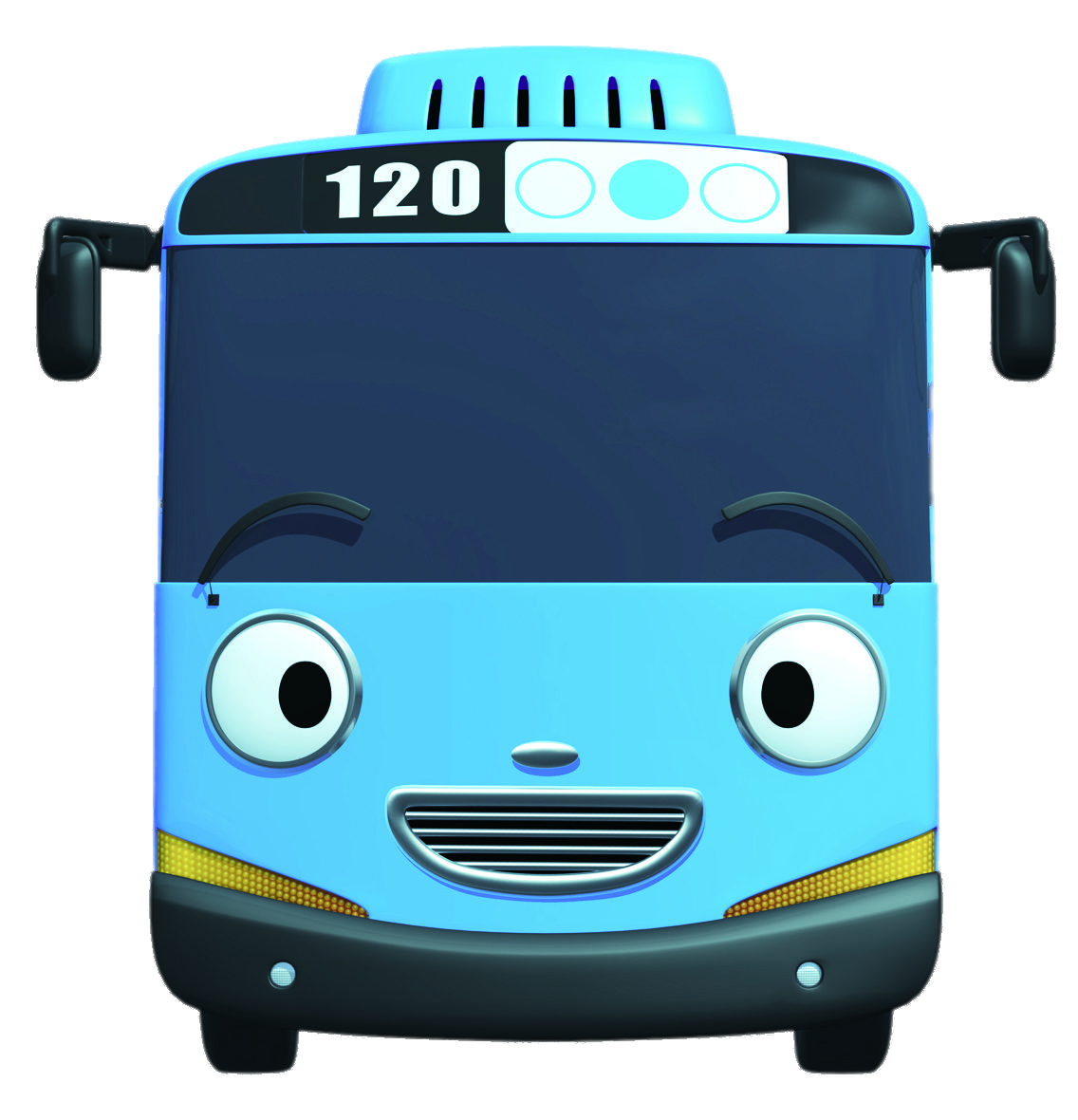 Check out this transparent Tayo the Little Bus front view PNG image