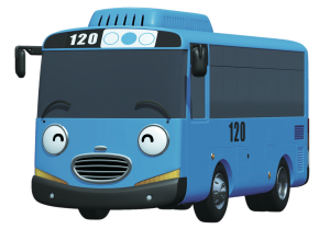 Tayo the Little Bus smiling