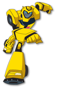 Check out this transparent The Transformers Bumblebee running PNG