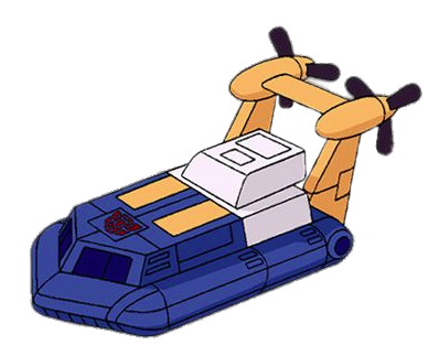 The Transformers Seaspray Hovercraft