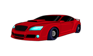 The Transformers Sideswipe car