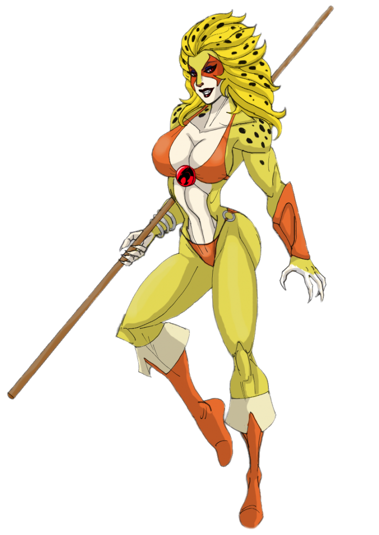 Check out this transparent ThunderCats character Cheetara PNG image