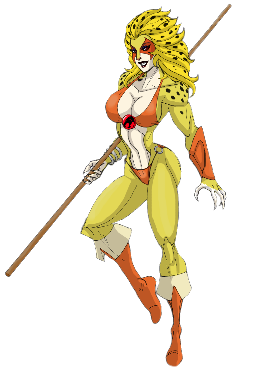 Check out this transparent ThunderCats character Cheetara PNG image