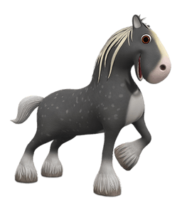 Wissper character Herbert the Horse