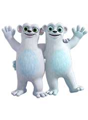 Wissper characters polar bears