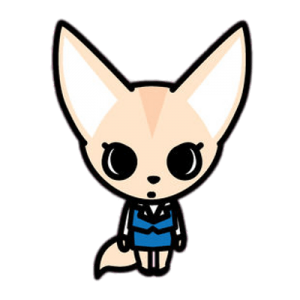 Aggretsuko character Fenneko the fennec fox
