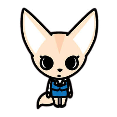Aggretsuko character Fenneko the fennec fox