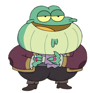 Amphibia character Mayor Toadstool