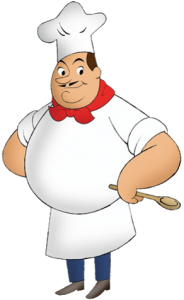 Curious George character Chef Pisghetti