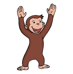 Curious George hands up
