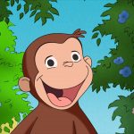 Curious George smiling