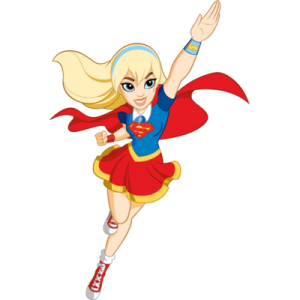 Check out this transparent DC Super Girls Supergirl Flying PNG image