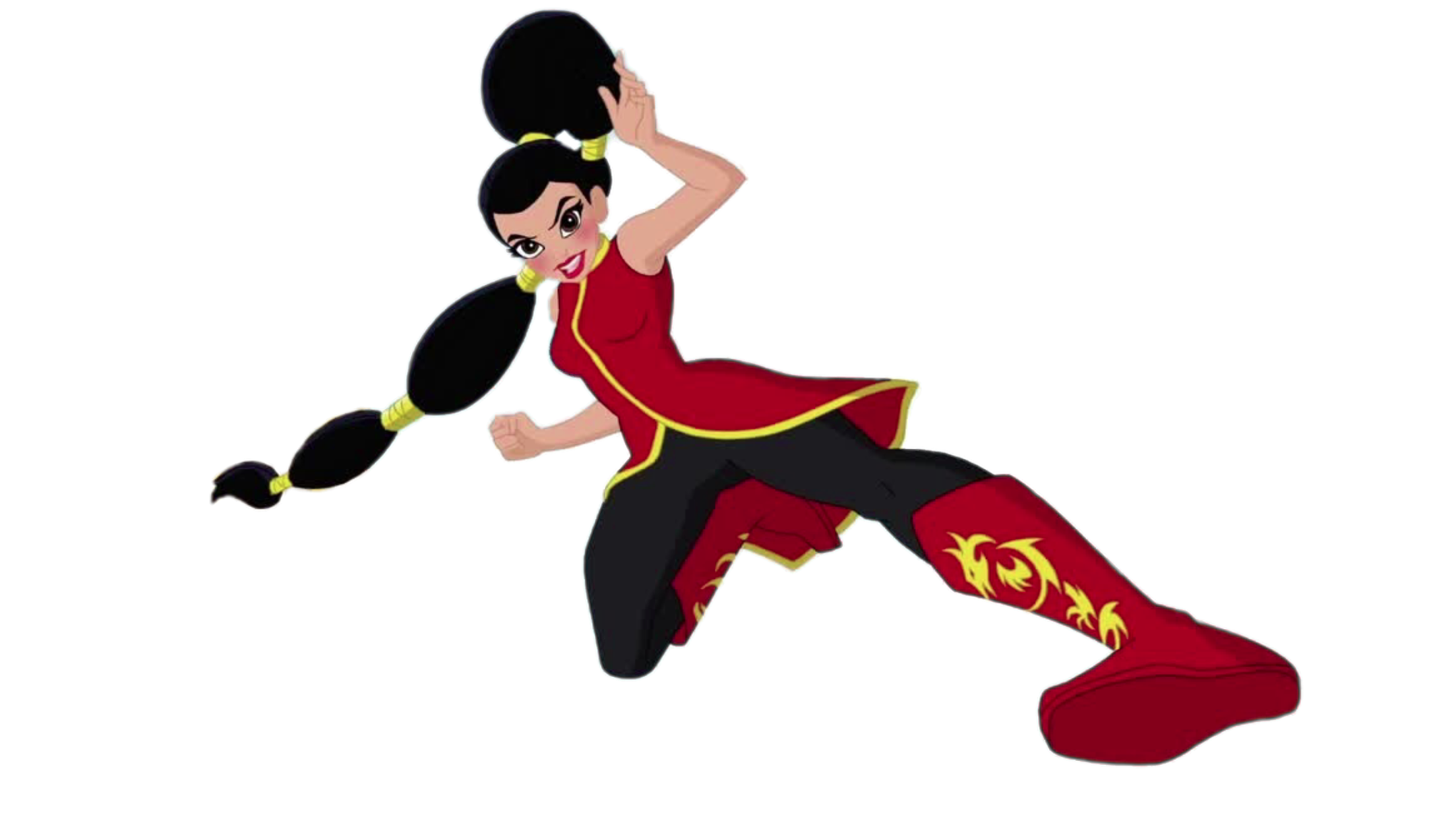 Check out this transparent DC Super Hero Girls Lady Shiva PNG image