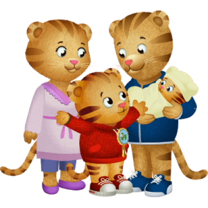 Daniel Tiger and family
