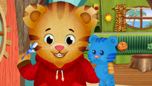 Daniel Tiger brushing teeth