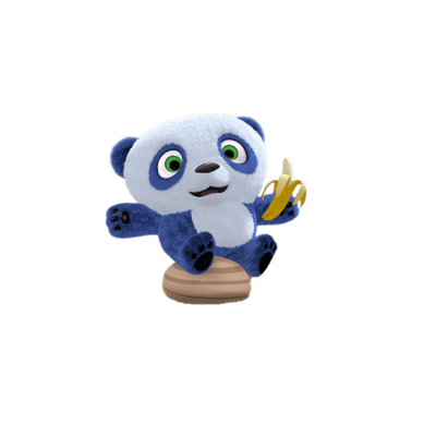 Ruff-Ruff, Tweet and Dave – Dave eating a banana