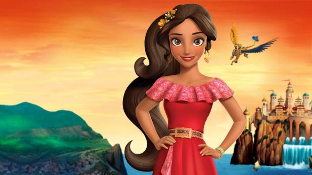 Elena of Avalor and castle