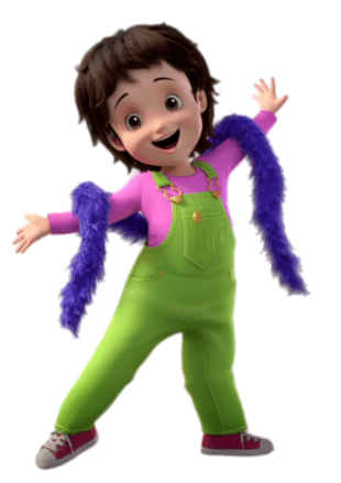 Check out this transparent Fancy Nancy character JoJo PNG image