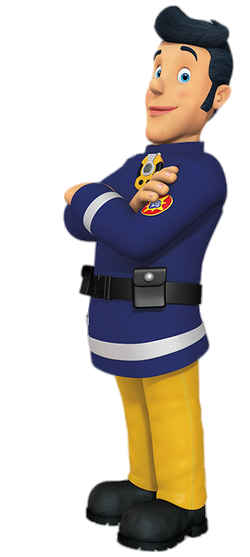 Check out this transparent Fireman Sam character Elvis 