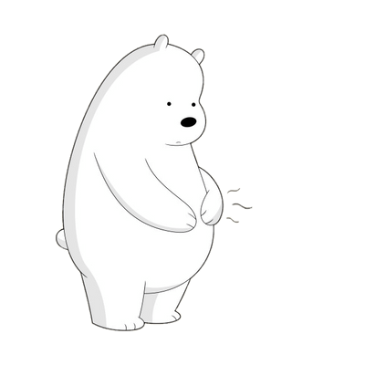 Ice Bear is hungry