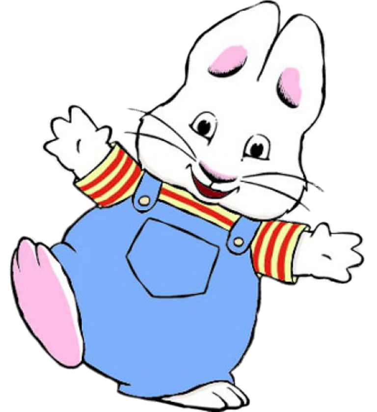 Check out this transparent Max Bunny hopping on one leg PNG image