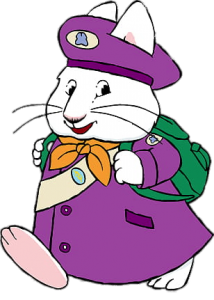 Max and Ruby Bunny Scout leader