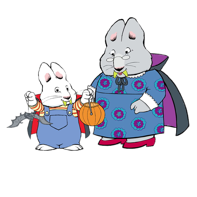 Max and Ruby Halloween outfits
