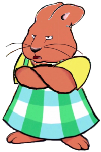 Max and Ruby character angry Louise