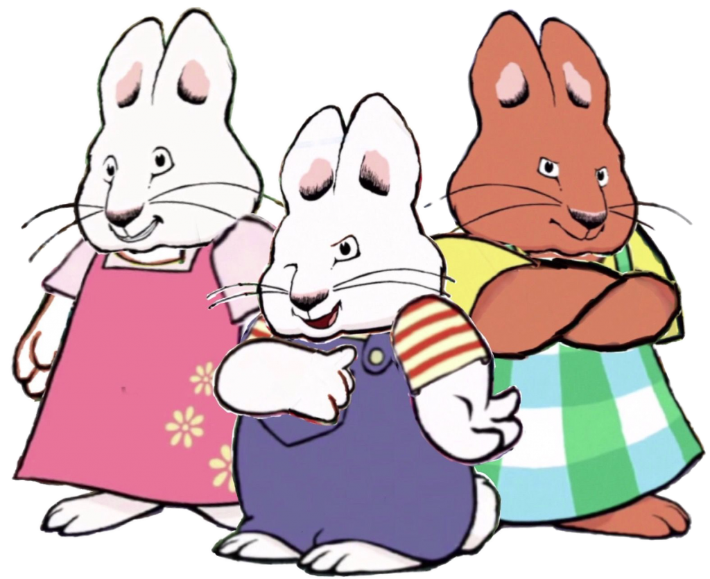 Max and Ruby though rabbits