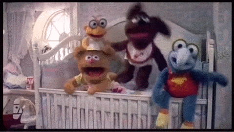 Muppet Babies Bedroom fun