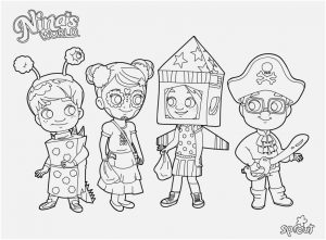 sprout coloring pages View Nina s World Activity Halloween Coloring Page Nina s World