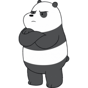 Panda Bear is angry