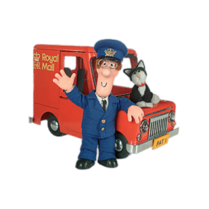 Postman Pat waving