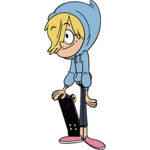 The Loud House Nikki with skateboard