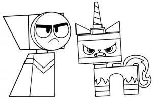 Unikitty and Master Frown
