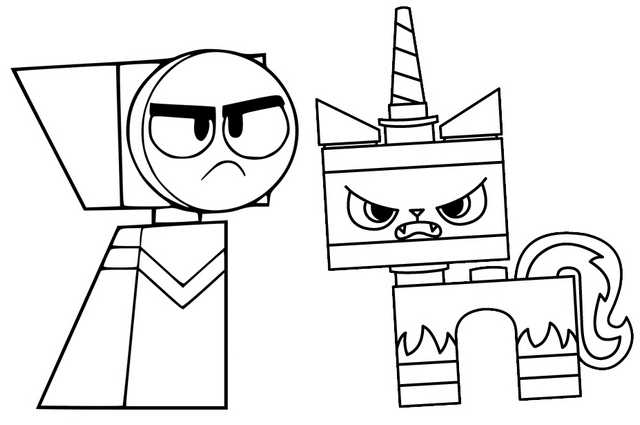 Unikitty and Master Frown