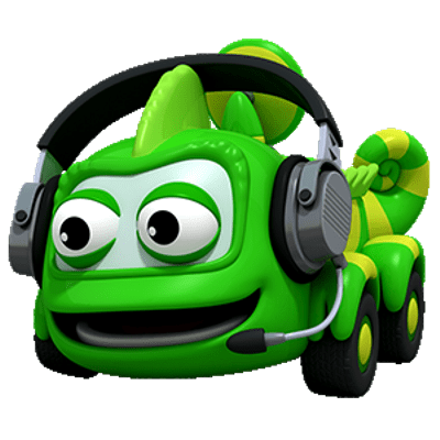 Vroomiz character Jake the Frog