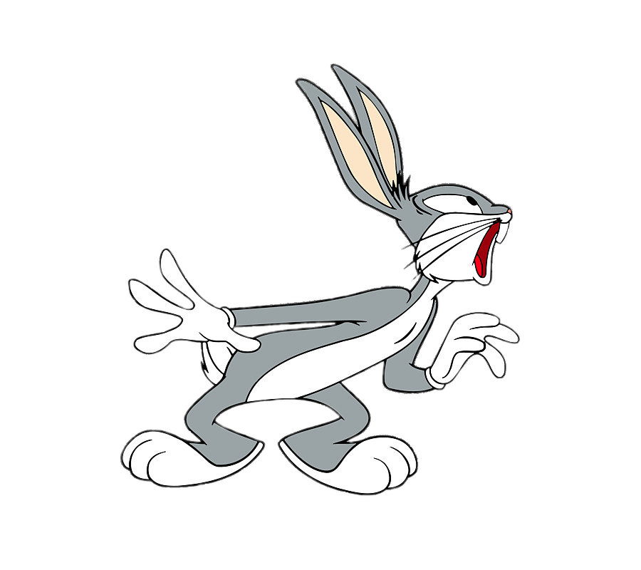 Bugs Bunny astonished