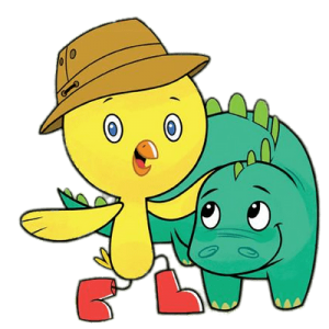 Chirp with dinosaur friend